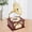Brown, variant on BOKYAN Gramophone Music Box Exquisite Clockwork Mechanical Retro Music Box Figurine for Home Table Desk Decoration Brown Gramophone (6.69 inches / 17 cm)