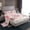 Pink White, variant on Castle Fairy Teens Children Pink Snowman 3Pcs Twin Sheet Sets,Christmas Tree Snowflake Twin Fitted Sheet,Xmas Festival Breathable Flat Sheet,Ultra Soft Home Decor
