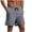 Gray, variant on Mens Swim Trunks Quick Dry Mesh Lining Athletic Casual Swimwear Shorts with Zipper Pockets
