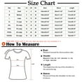 thumbnail image 2 of Xysaqa Going Out Tops for Women, Plus Size Tops for Women Women's Loose and Versatile V-Neck Five Quarter Sleeved Cotton Linen Tops Shirt Short Sleeved V-Neck Tops/Shirt Cute Tops for Women On Clearan, 2 of 3