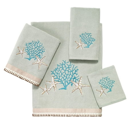 - Avanti Linens Beachcomber 4 Piece Cotton Towel Set