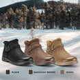 thumbnail image 4 of Fittington Womens Winter Boots Ankle Boots with Zippers Womens Booties Faux Warm Lining, 4 of 9