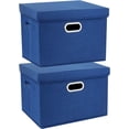thumbnail image 5 of Large Storage Bins with Lids    Washable  Fabric Storage Boxes for Organizing    Pack, 5 of 6