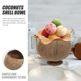 thumbnail image 2 of ColoMX 4pcs taza de copa de coco coco natural taza de postre para servir taza de bebidas, 2 of 7