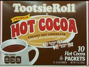 Tootsie Roll Hot Cocoa 10 Hot Cocoa Packets Walmart Com Walmart Com