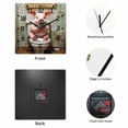 thumbnail image 2 of Bathroom Pig Wooden Wall Clock Silent Non Ticking, Toilet Animals Vintage Square Wall Clocks Battery Operated, Decor Clock for Home Office, Living Room, Kitchen, 12 Inch, 2 of 9