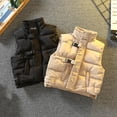 thumbnail image 4 of Esaierr Kids Baby Winter Vest Coat for Toddler Boys Girls Vest Light Puffer Jacket Cotton Outerwear for 1-9Y, 4 of 5