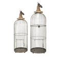thumbnail image 1 of IMAX Corporation Lenore 2 Piece Bird Cage Set in Gray, 1 of 1