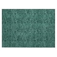 thumbnail image 2 of Addison Rugs Chantille Indoor/Outdoor Transitional Floral Teal Washable Rectangle Rug, 1'8" x 2'6", 2 of 6