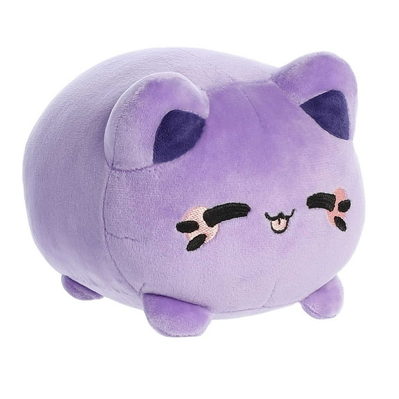 Aurora - Small Purple Tasty Peach - 7" Ube Purple Yam Meowchi - Enchanting Stuffed Animal