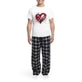 thumbnail image 5 of CafePress - Abstract Grunge Valentine Hearts Pajamas - Men's Light Loose Fit Cotton Pajama Set, 5 of 7