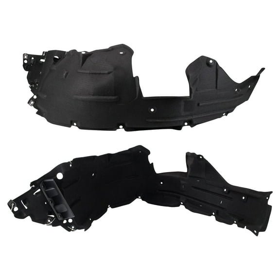 TRQ Front Inner Fender Liner Set Compatible with 2016-2018 Honda HR-V BDA14624