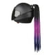thumbnail image 5 of Casco con coletas y rampa degradada con ventosa decorativa, reutilizable, estilo punk, para cosplay. Azul morado, 5 of 8