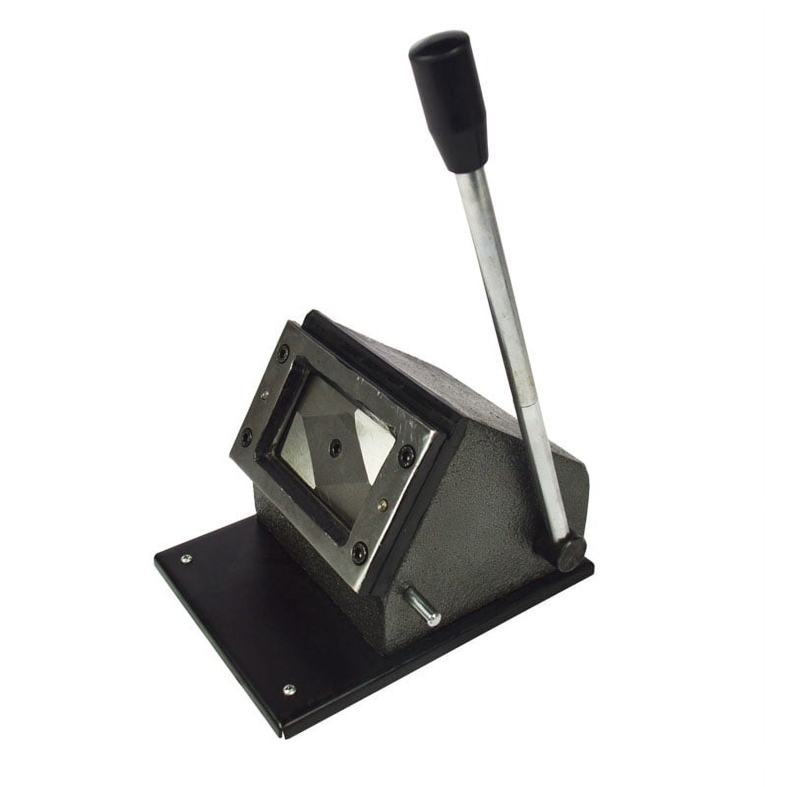 INTBUYING Manual Card Cutting Machine Business PVC Paper Badge Card Die Cutter Cutting Size 3.38x2.12inch