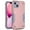 Rosegold, variant on Nalacover Heavy Duty Rugged Case for iPhone 15 Heat Dissipation Lens Screen Protection Cover, Military Grade Dual-Layers PC + Silicone + Matte UV Shockproof Case with Anti-Slip Strips, Rosegold