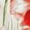 Color-2, variant on Flower Red Poppy White Dirty Chiffon Dress V Neck Dresses Female Casual Dress Birthday Gift