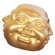 thumbnail image 3 of Golden Buddha Head Figurine for Home Office Decor Resin Craft Statue Four Faces Symbolizing Peace 6 Inches Tall, 3 of 5