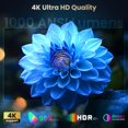 thumbnail image 2 of Proyector de cine en casa HAPPRUN JQ820 4K 1000lm con WiFi 6, 2 of 9