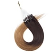 thumbnail image 3 of MY-LADY Ombre Micro Loop Ring 100% Remy Human Hair Extensions Thick Invisible Nano Beads Micro Link Hairpiece 50S 1G, 3 of 10