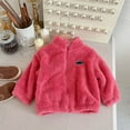 thumbnail image 2 of Huowey Jacket Baby Girls Boys Solid Color Coat Outerwear Zipper Warm Winter Tops Holiday Dailywear, 6-12 Months, 2 of 5