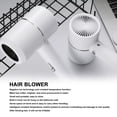 thumbnail image 4 of Portable Hair Blower, Small US Plug 110V Portable Hair Dryer Prevent Dryness  for Travel, 4 of 8