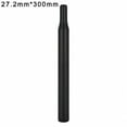thumbnail image 2 of MELIVO Bicycle Seatpost Tube 25.4 mm Thickened Iron Seat Post for Mountain Road City Bikes 300mm Length Black Replacement Pillar, 2 of 6
