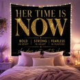 thumbnail image 2 of Time Layout Crown With Thin Horizontal Words Appear, Mystical Fantasy for Space Lovers, Galaxy Room Decor, Valentine's Day Gift, Tapestry Wall Hanging for Bedroom and Dorm, 2 of 7