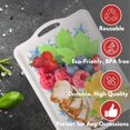 thumbnail image 2 of Beach Themed Serving Trays 12.75 in for Fruit Dessert Holder Food Snack Servings Rectangular Platters Home Kitchen Dining Summer Party Favor Table Decoration Gift Supplies Set of 4 with Oggeto, 2 of 7