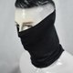 thumbnail image 2 of 2 piezas de bufandas prácticas a prueba de sol, pañuelos para la cabeza, polainas protectoras para el cuello, máscara facial para exteriores para hombres y mujeres (negro), 2 of 2