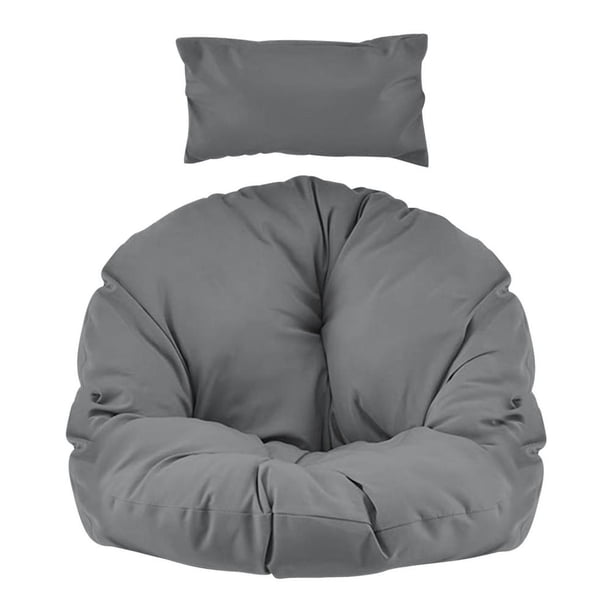 Cojín de columpio colgante para silla de hamaca, cojín de columpio para jardín al aire libre, cojín de asiento cómodo, almohada trasera Fivean unisex
