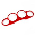 thumbnail image 5 of Cubierta de instrumento del medidor del tablero de instrumentos del automóvil para accesorios 2009-2014 Pegatinas decorativas de marco, rojo, 5 of 5