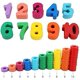 thumbnail image 4 of Juguete Montessori para bebé, juegos educativos de matemáticas, rompecabezas de madera, aprender a contar y colores, juego de reconocimiento de números, rompecabezas de formas, regalo perfecto para niños a partir de 3 años Rojo Verde, 4 of 5