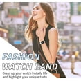 thumbnail image 6 of KOMI Band Compatible With Apple Watch 38mm 40mm 41mm 42mm 44mm 45mm 49mm, Replacement Soft Silicone Sport Strap for IWatch Series Ultra 9/8/7/6/5/4/3/2/1 SE Women Girl, White, 6 of 7