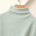 thumbnail image 5 of LUVDA Brushed Fleece Base Layer for Women Long Sleeve Mock Neck Slim Fit for Winter, 5 of 5