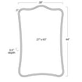 thumbnail image 2 of Regina Andrew 21-1163 Lyrical 28"W X 44"H Specialty Beveled Medium Density Fiberboard, 2 of 4
