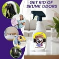 thumbnail image 3 of ZORBX Unscented Skunk Odor Remover Spray 24oz Fast-Acting Skunk Odor Eliminator – Extra Strength Pet Deodorizer for Dogs, House, Car, Clothes & Furniture, 3 of 7