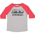 thumbnail image 3 of Inktastic From Little Rock Arkansas in Black Distressed Text Boys or Girls Toddler T-Shirt, 3 of 5