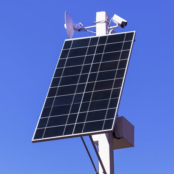 Peggybuy 20W 5V Solar Panel Charger Type-C Output for Wireless Outdoor Security Camera