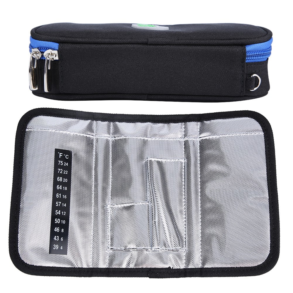 OTVIAP 3 Colors Portable Diabetic Organizer Cooler Bag Medical Care