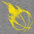 thumbnail image 2 of Boy's Lost Gods Fast Yellow Basketball Performance Graphic Tee Charcoal Heather Large, 2 of 4