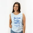 thumbnail image 2 of Sardines Social Club - Women's Garment Dyed Graphic Tank Top, 2 of 9