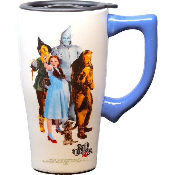 WIZARD OF OZ 18 OUNCE CERAMIC TRAVEL MUG