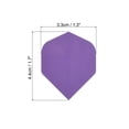 thumbnail image 2 of Uxcell Dart Flights, 6 Pack PET Darts Accessories Purple, 2 of 5
