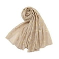 thumbnail image 4 of Bufanda De Moda Para Mujer, Cómoda Y Elegante, Para Actividades Al Aire Libre, Color Beige, 4 of 10