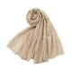 thumbnail image 4 of Bufanda de moda para mujer Bufanda de cabeza moderna para playa, viajes y actividades al aire libre , Beige, 4 of 8