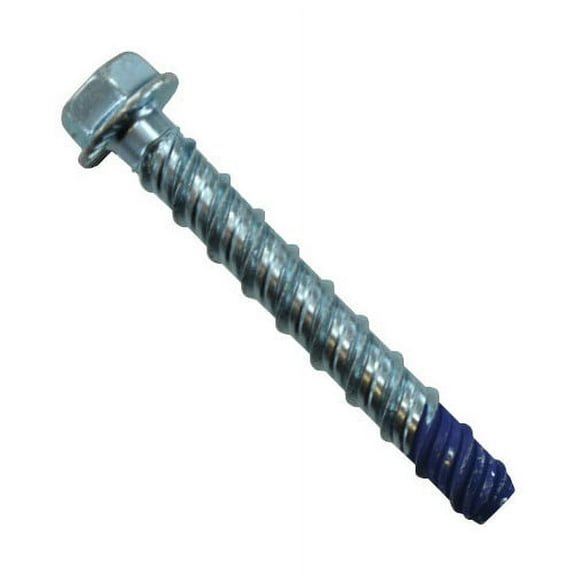 Powers Fastening Innovations 7248SD 1/2-Inch by 5-Inch Wedge-Bolt and Blue Tip Large Diameter Screw Anchor Carbon Steel, 25 Per Box