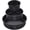 Black, variant on Walchoice Round Cake Pan set of 3, Non-stick Baking Pans for Home, Metal Cake Tin with Stainless Steel Core, Includes 4/6/8 in Pans