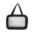 thumbnail image 2 of Bolsa de cosméticos transparente, bolsa de almacenamiento de viaje impermeable, bolsa de artículos de tocador transparente, bolsa de almacenamiento de viaje, diseño elevado, 2 of 14
