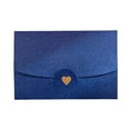 thumbnail image 1 of yingyy Romantic Paper Letters Envelope Portable Vintage Wedding Ceremony Invitation Card Storage Envelopes Party Accessories Blue, 1 of 6
