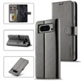 thumbnail image 1 of SaniMore Wallet Case for Google Pixel 8 Pro 6.7" 2023 Release, PU Leather Skin & Soft TPU Inner Shell [Card Holder + Cash Pocket + Flip Kickstand] Magnetic Closure Protective Wallet Cover, Gray, 1 of 9
